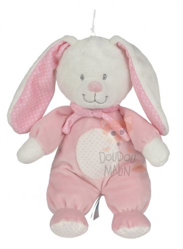  lapin rose blanc écharpe 